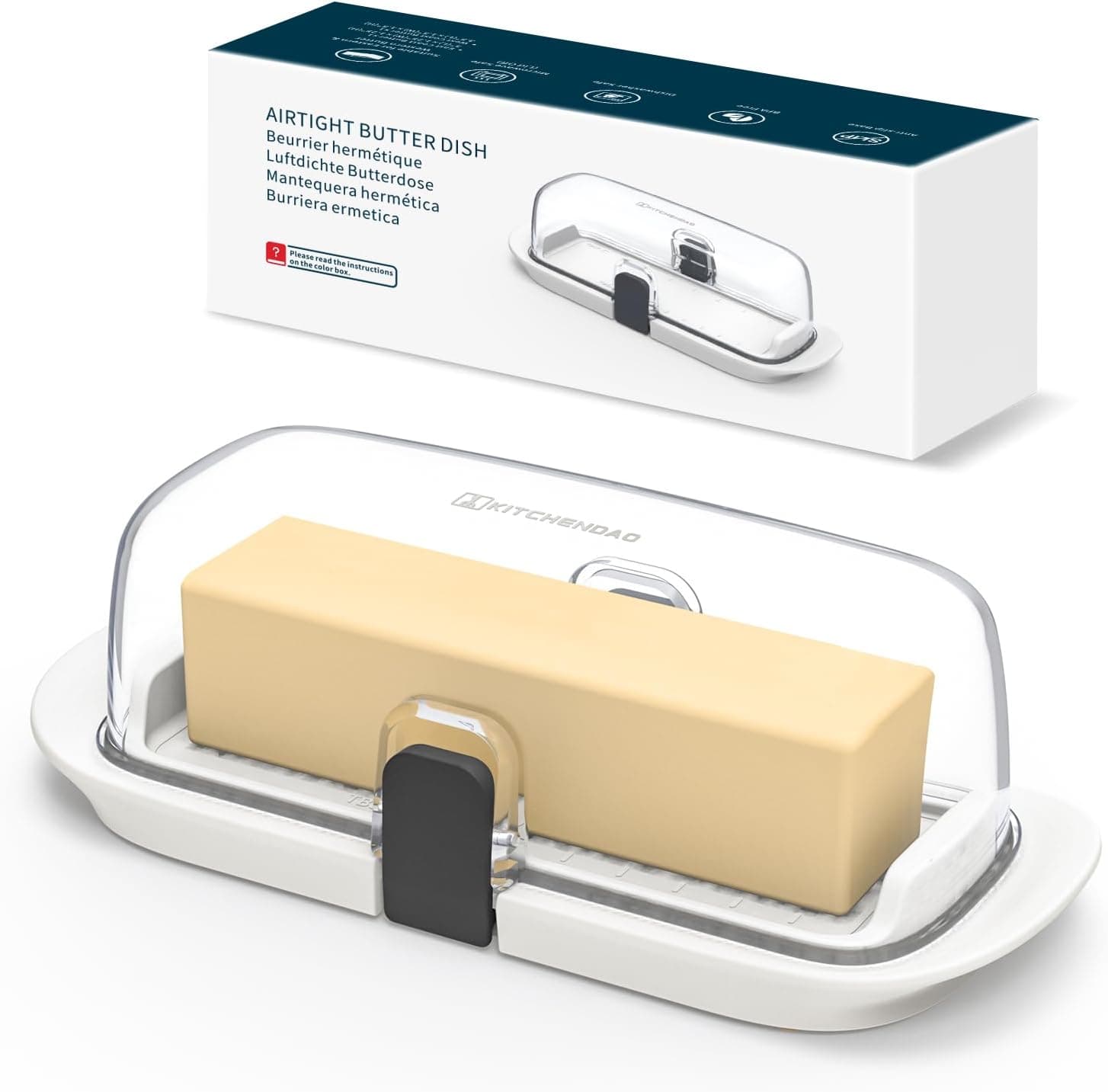 KITCHENDAO Airtight Butter Dish