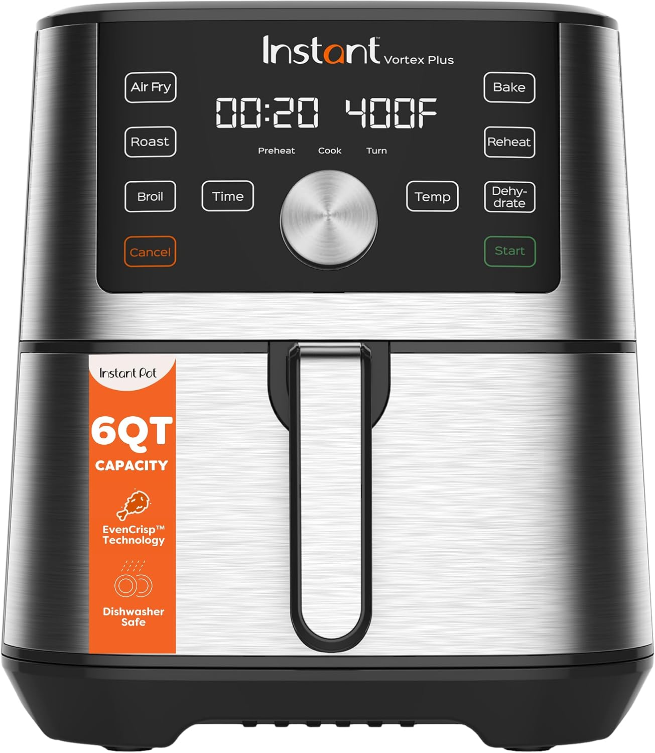 2. Instant Pot Vortex Plus 6QT Review: Best Multi-Function Air Fryer Oven